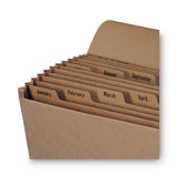 Smead® Indexed Expanding Kraft Files, 12 Sections, 1-12-cut Tab, Letter Size, Kraft freeshipping - TVN Wholesale