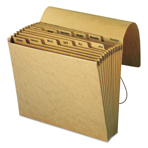 Smead® Indexed Expanding Kraft Files, 12 Sections, 1-12-cut Tab, Letter Size, Kraft freeshipping - TVN Wholesale