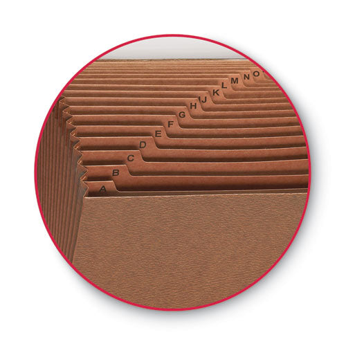Smead® Tuff Expanding Files, 21 Sections, 1-21-cut Tab, Letter Size, Redrope freeshipping - TVN Wholesale