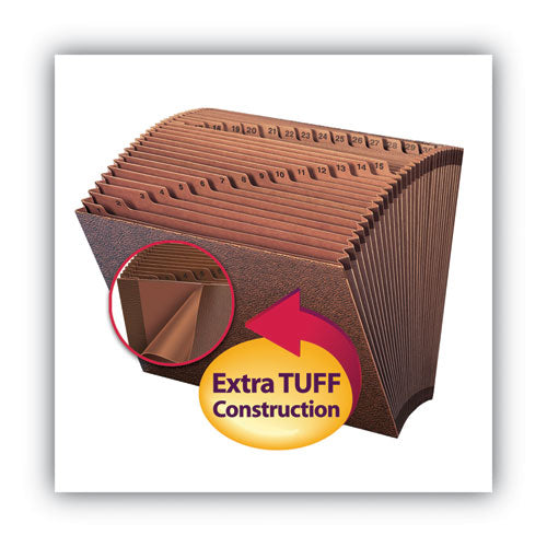 Smead® Tuff Expanding Files, 31 Sections, 1-31-cut Tab, Letter Size, Redrope freeshipping - TVN Wholesale