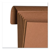 Smead® Extra-wide Expanding Wallets W- Elastic Cord, 5.25" Expansion, 1 Section, Legal Size, Redrope freeshipping - TVN Wholesale