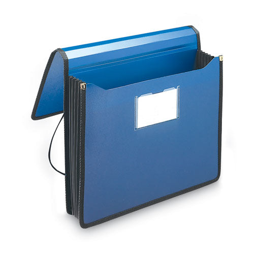 Smead® Poly Premium Wallets, 5.25" Expansion, 1 Section, Letter Size, Navy Blue freeshipping - TVN Wholesale