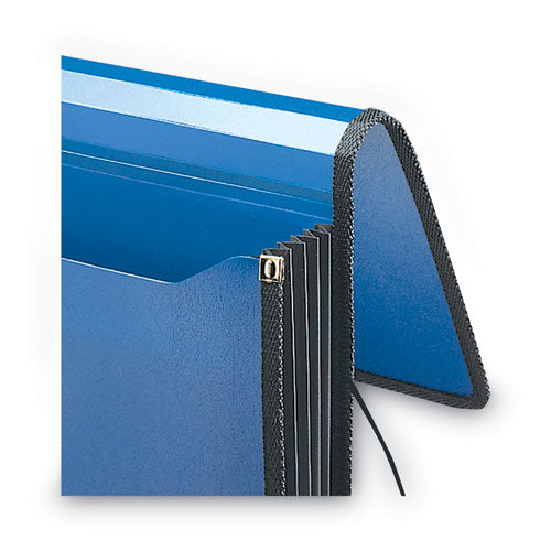 Smead® Poly Premium Wallets, 5.25" Expansion, 1 Section, Letter Size, Navy Blue freeshipping - TVN Wholesale