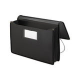 Smead® Poly Premium Wallets, 5.25" Expansion, 1 Section, Legal Size, Black freeshipping - TVN Wholesale