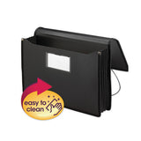 Smead® Poly Premium Wallets, 5.25" Expansion, 1 Section, Legal Size, Black freeshipping - TVN Wholesale