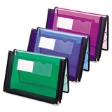 Smead® Poly Wallets, 2.25" Expansion, 1 Section, Letter Size, Translucent Blue freeshipping - TVN Wholesale