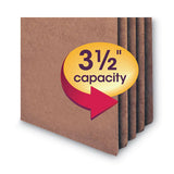 Smead® Redrope Drop Front File Pockets, 3.5" Expansion, Letter Size, Redrope, 25-box freeshipping - TVN Wholesale