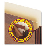 Smead® Redrope Tuff Pocket Drop-front File Pockets W- Fully Lined Gussets, 3.5" Expansion, Legal Size, Redrope, 10-box freeshipping - TVN Wholesale