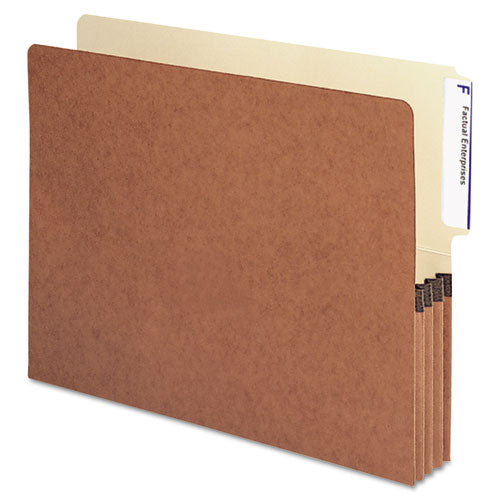 Smead® Redrope Drop-front End Tab File Pockets, 3.5" Expansion, Legal Size, Redrope, 10-box freeshipping - TVN Wholesale