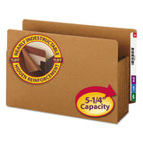 Smead® Heavy-duty Redrope End Tab Tuff Pockets, 5.25" Expansion, Legal Size, Redrope, 10-box freeshipping - TVN Wholesale