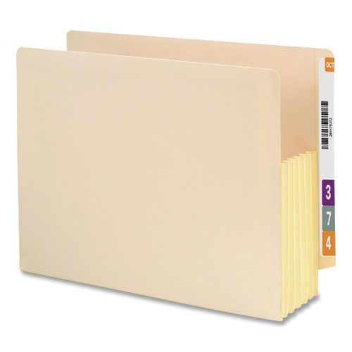 Smead® Manila End Tab File Pockets, 5.25" Expansion, Letter Size, Manila, 10-box freeshipping - TVN Wholesale