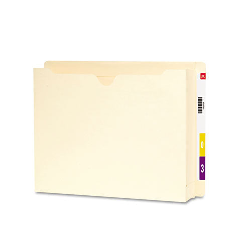 Smead® Heavyweight End Tab File Jacket With 2" Expansion, Straight Tab, Letter Size, Manila, 25-box freeshipping - TVN Wholesale