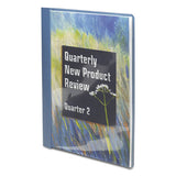 Smead® Clear Front Report Cover, Double-prong Fastener,  0.5" Capacity, 8.5 X 11, Clear-blue, 25-box freeshipping - TVN Wholesale
