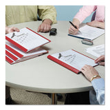 Smead® Poly Report Cover, Tang Clip, Letter, 1-2" Capacity, Clear-red, 25-box freeshipping - TVN Wholesale