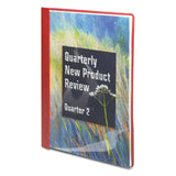 Smead® Poly Report Cover, Tang Clip, Letter, 1-2" Capacity, Clear-red, 25-box freeshipping - TVN Wholesale