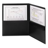 Smead® Poly Two-pocket Folder With Security Pocket, 11 X 8 1-2, Blue, 5-pack freeshipping - TVN Wholesale