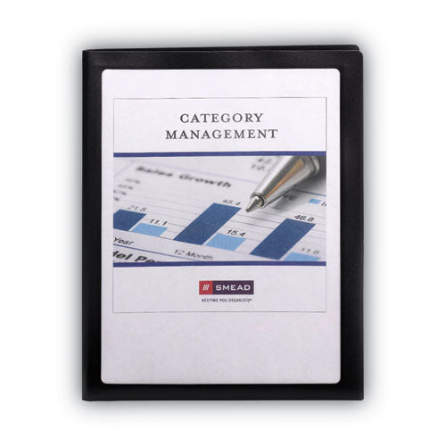 Smead® Frame View Poly Two-pocket Folder, 100-sheet Capacity, 11 X 8.5, Clear-black, 5-pack freeshipping - TVN Wholesale