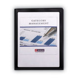 Smead® Frame View Poly Two-pocket Folder, 100-sheet Capacity, 11 X 8.5, Clear-black, 5-pack freeshipping - TVN Wholesale