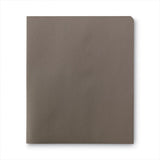 Smead® Two-pocket Folder, Embossed Leather Grain Paper, Gray, 25-box freeshipping - TVN Wholesale
