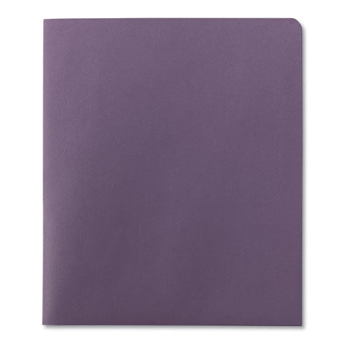 Smead® Two-pocket Folder, Textured Paper, 100-sheet Capacity, 11 X 8.5, Lavender, 25-box freeshipping - TVN Wholesale