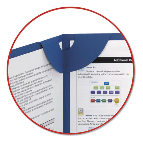 Smead® Lockit Two-pocket Folder, Textured Paper, 100-sheet Capacity, 11 X 8.5, Dark Blue, 25-box freeshipping - TVN Wholesale