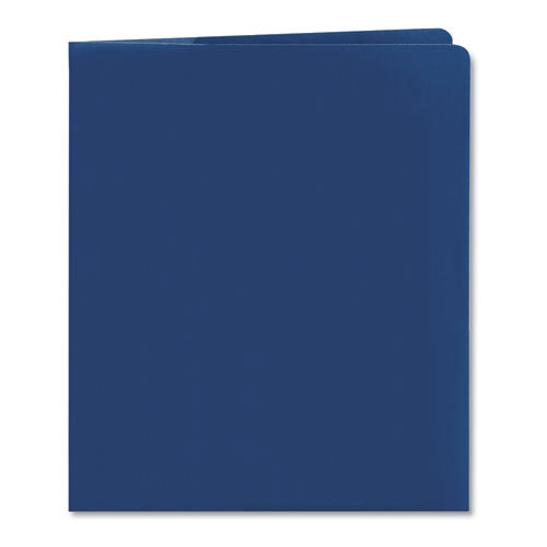 Smead® Lockit Two-pocket Folder, Textured Paper, 100-sheet Capacity, 11 X 8.5, Dark Blue, 25-box freeshipping - TVN Wholesale