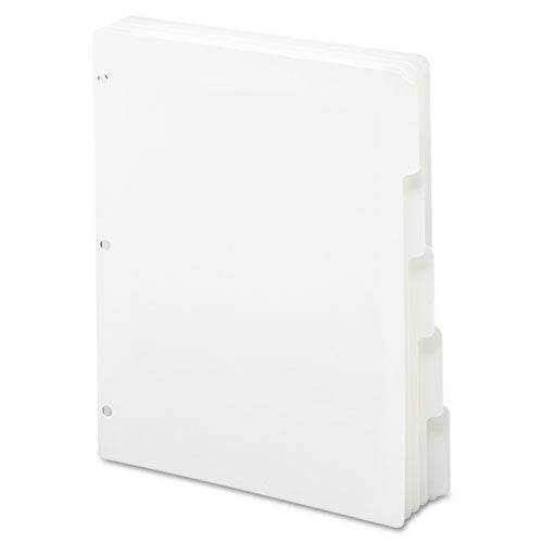 Smead® Three-ring Binder Index Divider, 5-tab, 11 X 8.5, White, 20 Sets freeshipping - TVN Wholesale