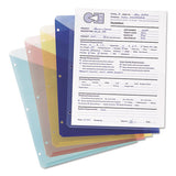 Smead® Organized Up Poly Slash Jackets, 2-sections, Letter Size, Clear, 5-pack freeshipping - TVN Wholesale