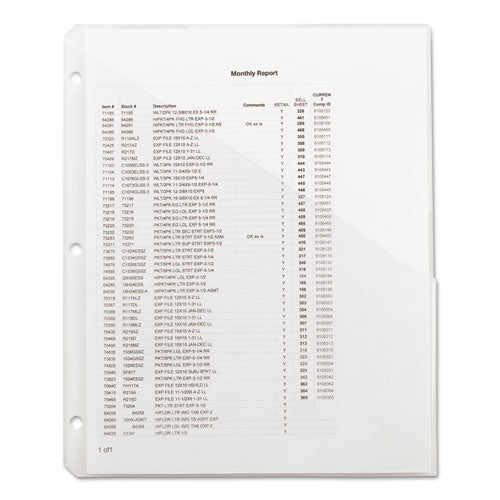 Smead® Organized Up Poly Slash Jackets, 2-sections, Letter Size, Clear, 5-pack freeshipping - TVN Wholesale