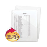 Smead® Organized Up Poly Slash Jackets, 2-sections, Letter Size, Clear, 5-pack freeshipping - TVN Wholesale