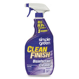 Simple Green® Clean Finish Disinfectant Cleaner, Herbal, 32 Oz Spray Bottle, 12-carton freeshipping - TVN Wholesale