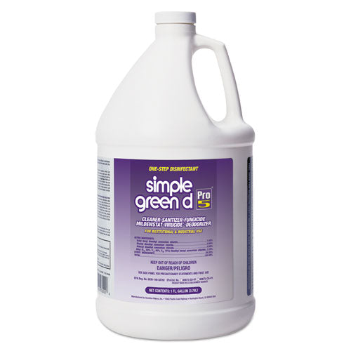 Simple Green® D Pro 5 Disinfectant, 1 Gal Bottle, 4-carton freeshipping - TVN Wholesale
