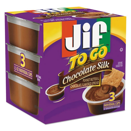Jif To Go® Spreads, Creamy Peanut Butter, 1.5 Oz Cup, 8-box freeshipping - TVN Wholesale