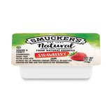 Smuckers 1-2 Ounce Natural Jam, 0.5 Oz Container, Strawberry, 200-carton
