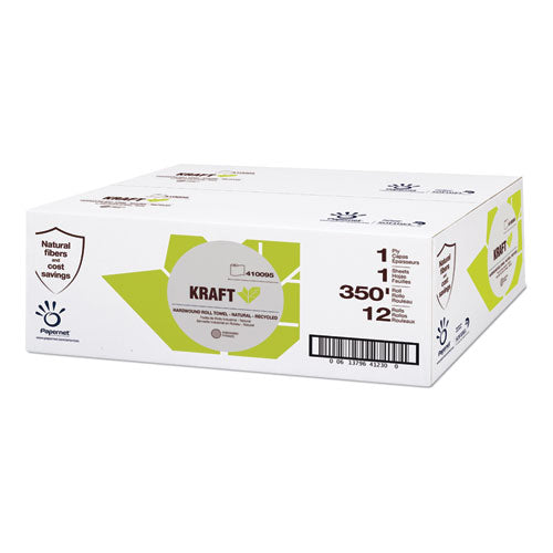 Papernet® Heavenly Soft Hardwound Paper Towel, Kraft, 1-ply, 5.5" X 5.5", Brown, 350 Ft-roll, 12 Rolls-carton freeshipping - TVN Wholesale