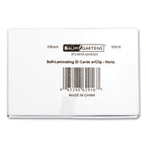 SICURIX® Self Laminating Badge Holder, Horizontal, 3.5 X 2.25, Clear, 25-pack freeshipping - TVN Wholesale