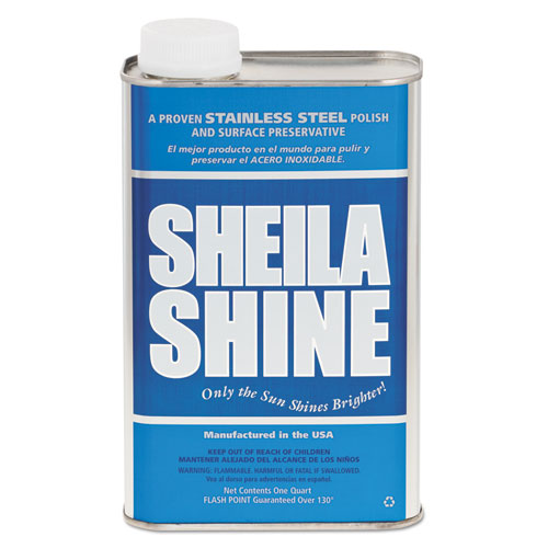 Sheila Shine Stainless Steel Cleaner And Polish, 1 Qt Can, 12-carton freeshipping - TVN Wholesale