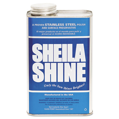 Sheila Shine Stainless Steel Cleaner And Polish, 1 Gal Can, 4-carton freeshipping - TVN Wholesale