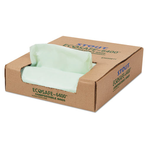 Stout® by Envision™ Ecosafe-6400 Bags, 30 Gal, 1.1 Mil, 30" X 39", Green, 48-box freeshipping - TVN Wholesale