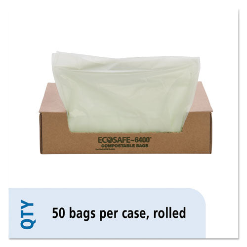 Stout® by Envision™ Ecosafe-6400 Bags, 32 Gal, 0.85 Mil, 33" X 48", Green, 50-box freeshipping - TVN Wholesale