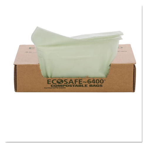 Stout® by Envision™ Ecosafe-6400 Bags, 32 Gal, 0.85 Mil, 33" X 48", Green, 50-box freeshipping - TVN Wholesale