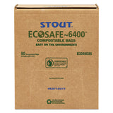 Stout® by Envision™ Ecosafe-6400 Bags, 32 Gal, 0.85 Mil, 33" X 48", Green, 50-box freeshipping - TVN Wholesale