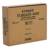 Stout® by Envision™ Ecosafe-6400 Bags, 48 Gal, 0.85 Mil, 42" X 48", Green, 40-box freeshipping - TVN Wholesale
