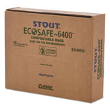 Stout® by Envision™ Ecosafe-6400 Bags, 48 Gal, 0.85 Mil, 42" X 48", Green, 40-box freeshipping - TVN Wholesale