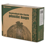 Stout® by Envision™ Controlled Life-cycle Plastic Trash Bags, 13 Gal, 0.7 Mil, 24" X 30", White, 120-box freeshipping - TVN Wholesale