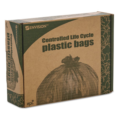 Stout® by Envision™ Controlled Life-cycle Plastic Trash Bags, 13 Gal, 0.7 Mil, 24" X 30", White, 120-box freeshipping - TVN Wholesale