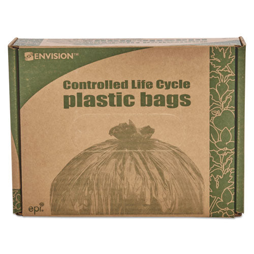 Stout® by Envision™ Controlled Life-cycle Plastic Trash Bags, 33 Gal, 1.1 Mil, 33" X 40", Green, 40-box freeshipping - TVN Wholesale