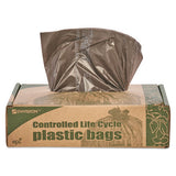 Stout® by Envision™ Controlled Life-cycle Plastic Trash Bags, 39 Gal, 1.1 Mil, 33" X 44", Brown, 40-box freeshipping - TVN Wholesale