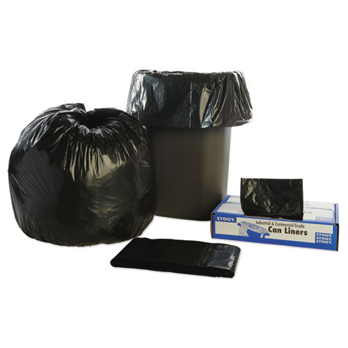 Stout® by Envision™ Total Recycled Content Plastic Trash Bags, 33 Gal, 1.5 Mil, 33" X 40", Brown-black, 100-carton freeshipping - TVN Wholesale