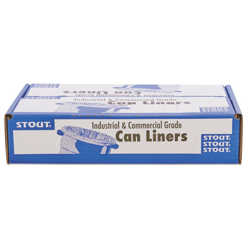 Stout® by Envision™ Total Recycled Content Plastic Trash Bags, 45 Gal, 1.5 Mil, 40" X 48", Brown-black, 100-carton freeshipping - TVN Wholesale